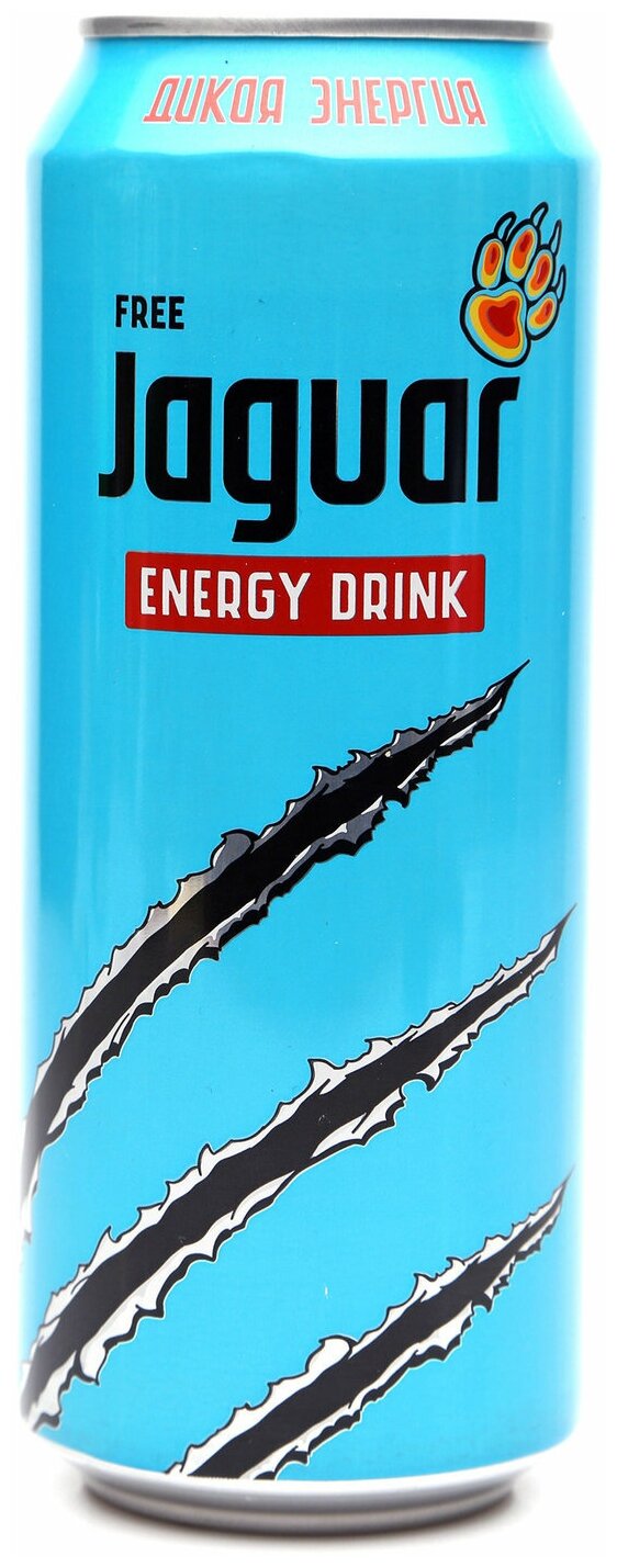 Энергетический напиток Jaguar Free, 0.5 л - фотография № 4
