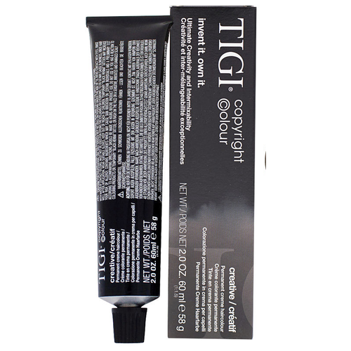 Tigi Copyright Colour Creative 6/1 60 ml tigi copyright colour creative крем краска для волос 66 65 интенсивный темный блонд красно махагоновый