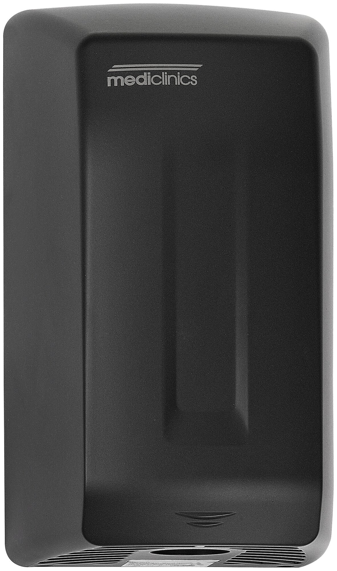 Сушилка для рук автоматическая MEDICLINICS SMARTFLOW M04AB, АБС пластик, черная поверхность