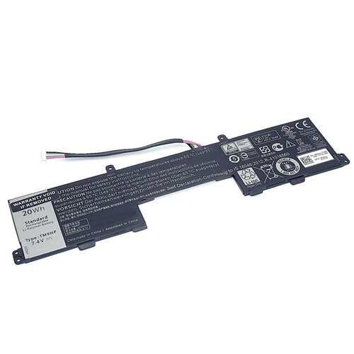 Аккумуляторная батарея для ноутбука Dell Latitude 13 7350 (TM9HP) 7.4V 2700 mAh