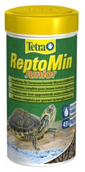 Tetra ReptoMin Junior корм в виде палочек для молодых водных черепах 250 мл - фотография № 8