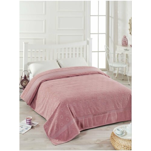 Простынь TWO DOLPHINS махровые жаккард в коробке (200х220) E784 LENNY