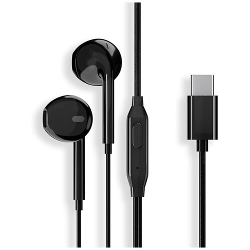 Наушники внутриканальные Mietubl MTB-LC02 микрофон кнопка ответа кабель Type-C 12м цвет чёрный 49300₽