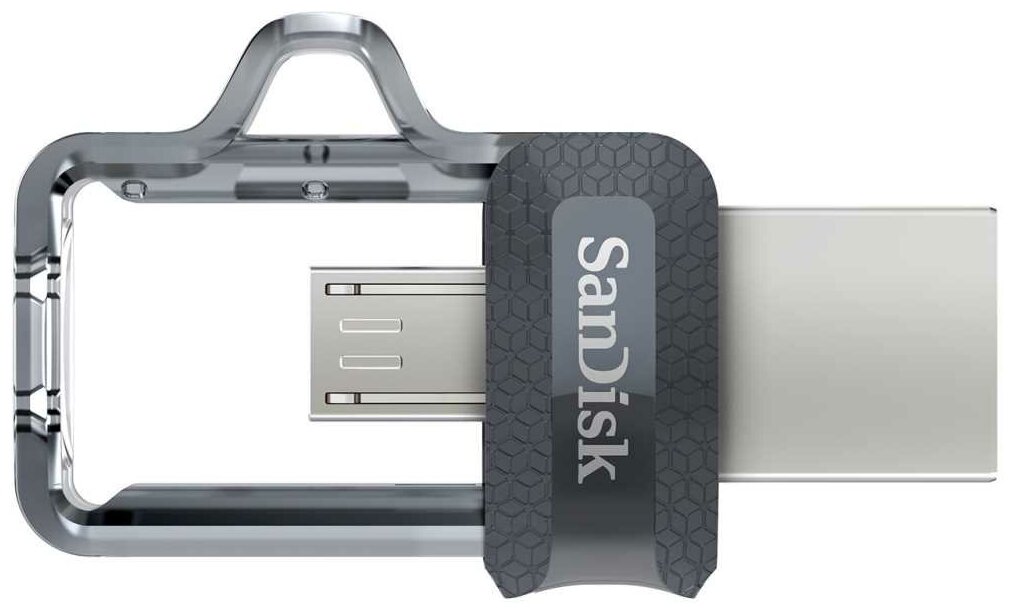 Флешка USB SANDISK Ultra Dual 64Гб, USB3.1, черный [sddd3-064g-g46] - фото №5