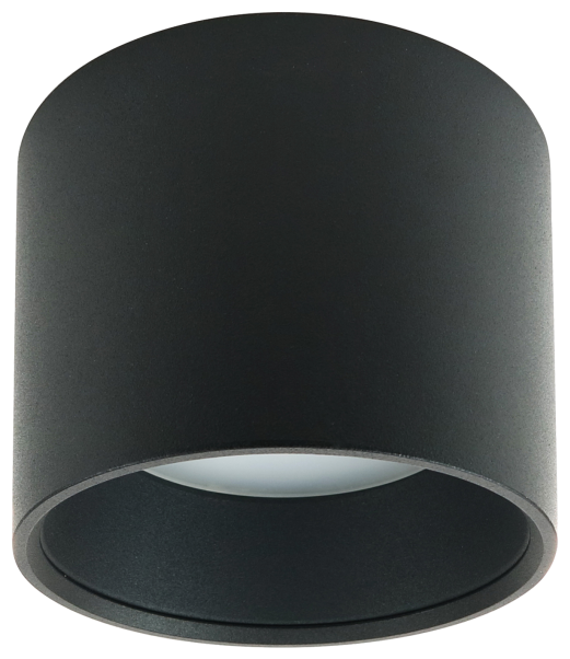 Накладной светильник под лампу Gx53, алюминий, ОЛ8, цвет черный+серебро