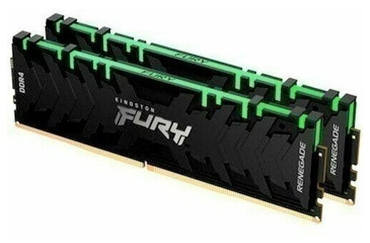 Оперативная память 16Gb DDR4 4266MHz Kingston Fury Renegade RGB (2x8Gb KIT) (KF442C19RBAK2/16)