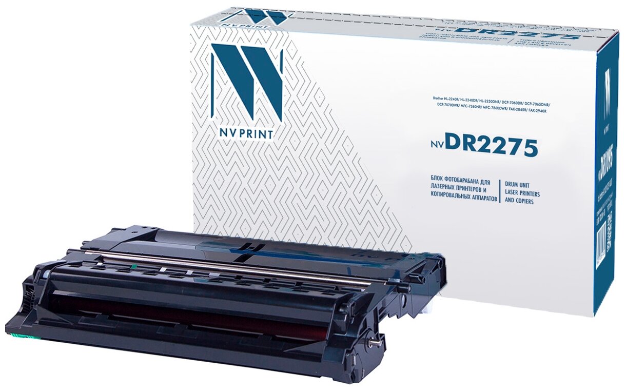 Драм-картридж NV Print NV-DR2275 для Brother HL-2240R, 2240DR, 2250DNR, FAX-2940R, DCP-7057R, 7057WR (совместимый, чёрный, 12000 стр.)