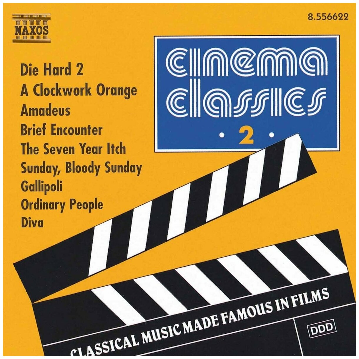 V/A Cinema Classics 2*Clockwork Orange Diva ordinary People Amadeus- Die Hard 2 Naxos CD Deu ( Компакт-диск 1шт)