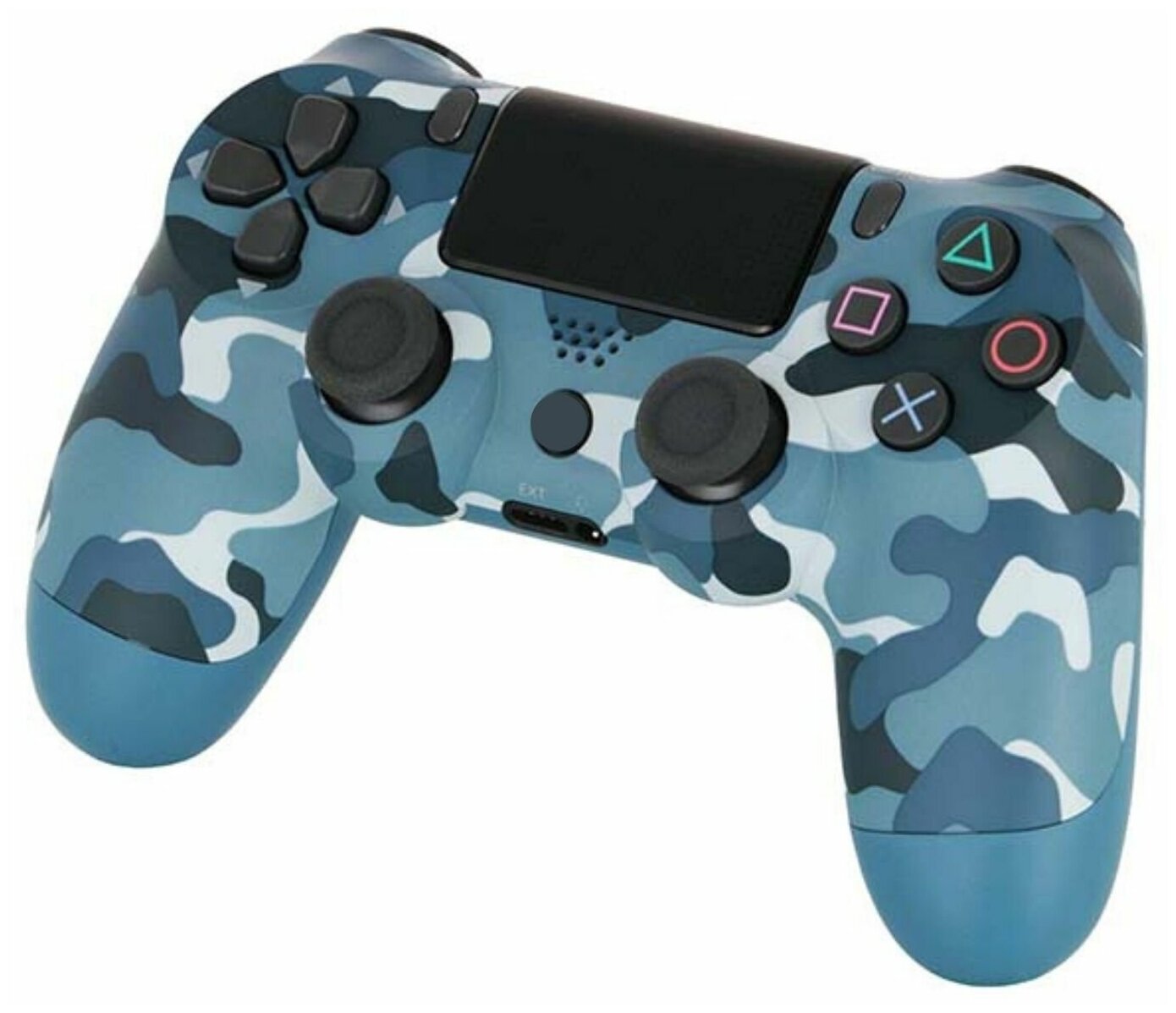 Беспроводной геймпад джойстик для PS4 Синий Хаки совместим с PlayStation 4