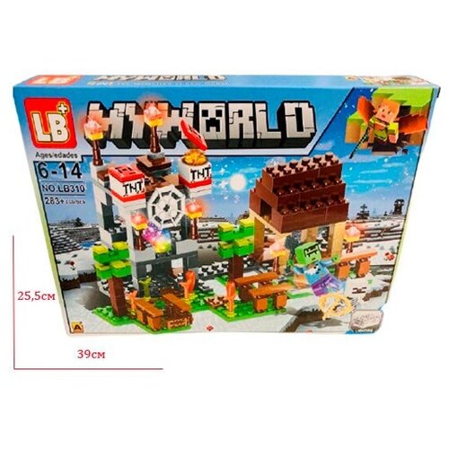 Конструктор My World 283 детали конструктор my world 280 деталей