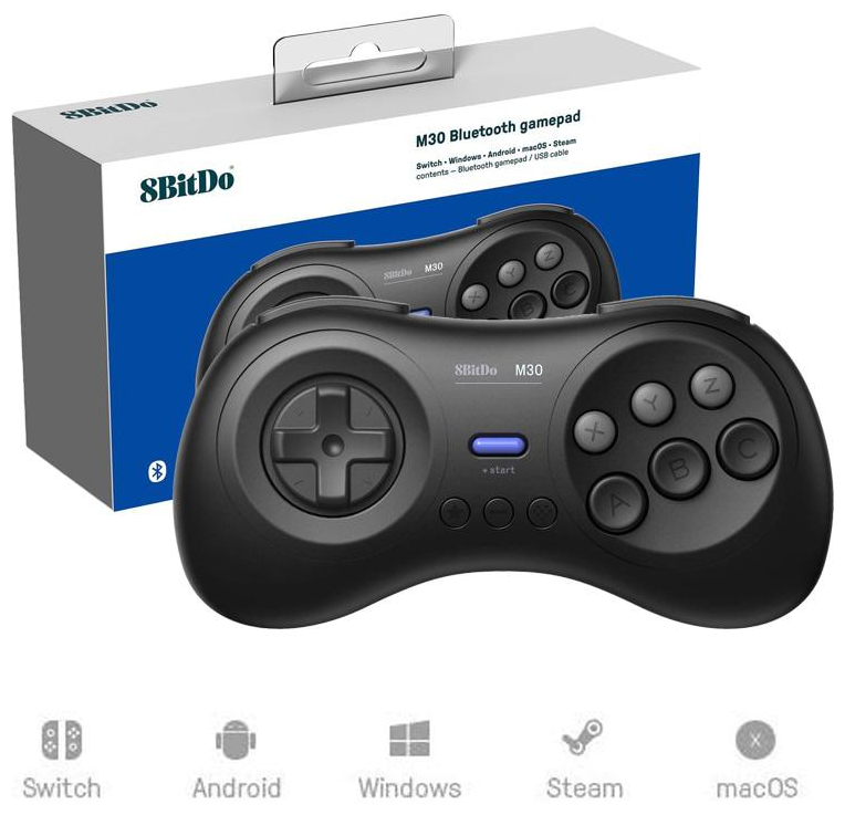 Беспроводной геймпад 8BitDo M30 (Nintendo Switch / Android / PC)