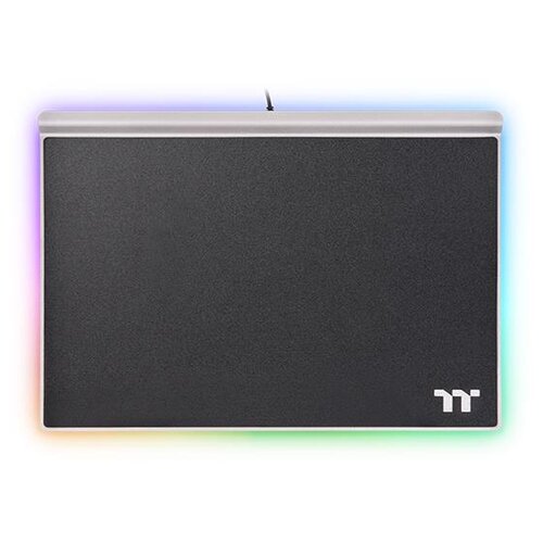 Коврик Tt eSPORTS by Thermaltake Argent MP1 RGB, черный, 767 гр игровая поверхность tt esports by thermaltake argent mp1 rgb gaming mouse pad 359x254x10mm gmp mp1 blkhmc 01