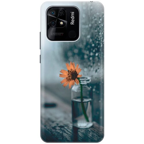 Силиконовый чехол на Xiaomi Redmi 10C, Сяоми Редми 10С с принтом "Осенняя меланхолия"