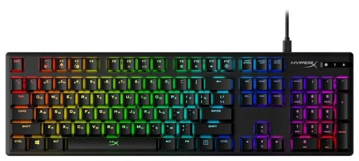 Клавиатура HyperX Alloy Origins механическая черный USB for gamer LED 4P4F6AAABA