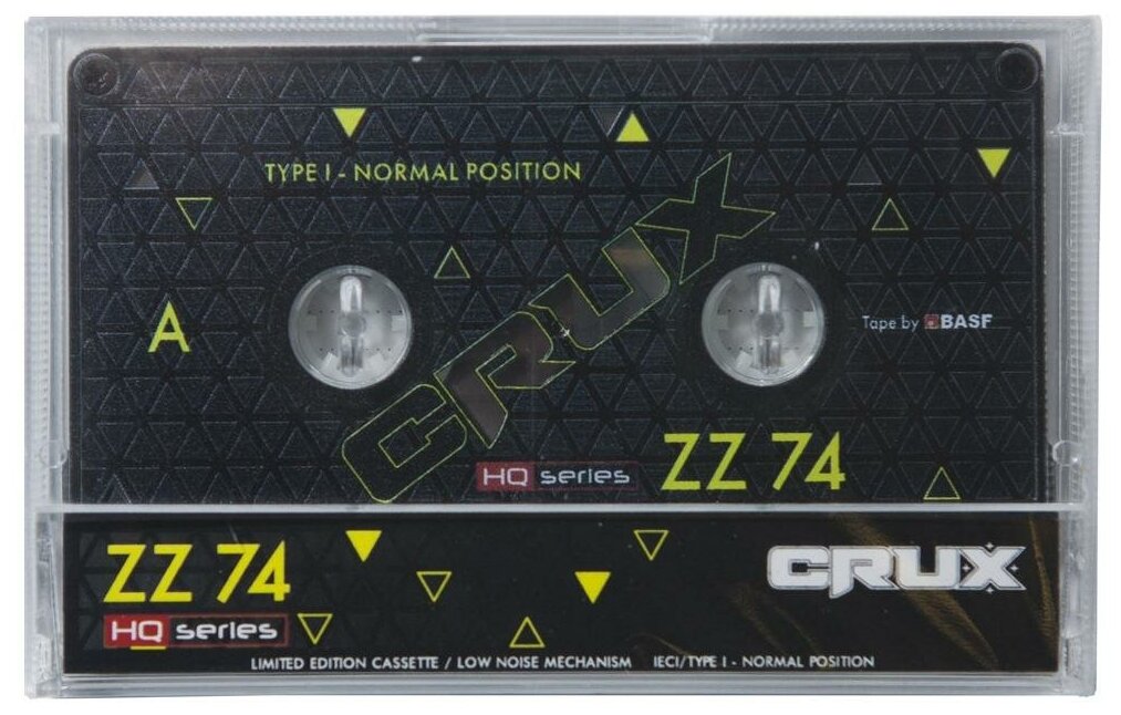 Аудиокассета запечатанная Crux ZZ-74HQ (Type I Normal position)