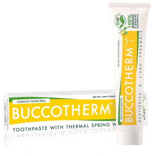 Зубная паста BUCCOTHERM Комплексная защита, вкус лимон с термальной водой, 75мл