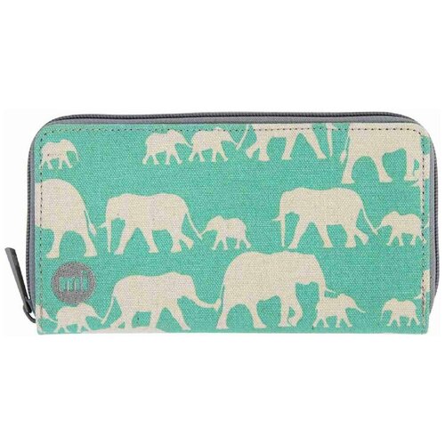 Кошелек Mi-Pac Zip Purse Elephants Mint зеленый