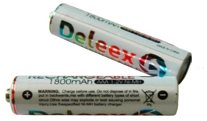 Аккумуляторы DELEEX AAA 800mAh 2шт.