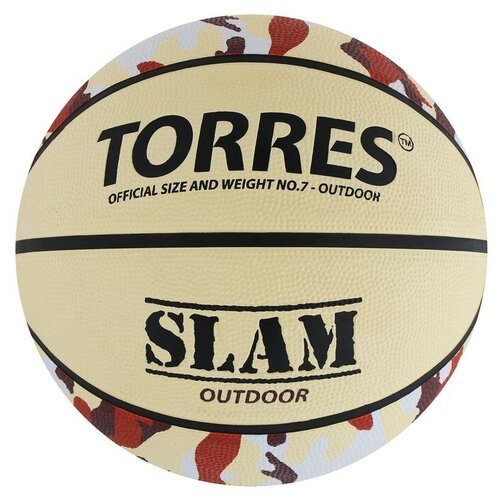 Мяч баскетбольный Torres Slam, B00067, размер 7