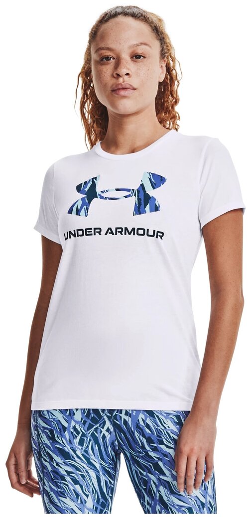 Футболка Under Armour, размер XS, белый