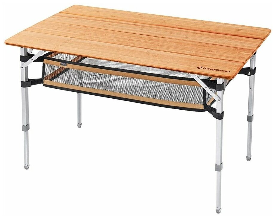 Туристический стол KING CAMP 2016 4-Folding Bamboo Table 10065plus (100х65х65 см)