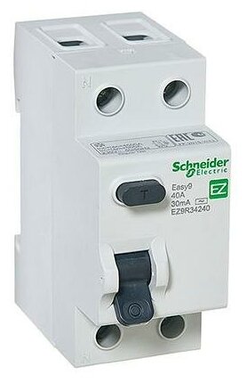 Acti 9 A9R41225 Выключатель дифференциального тока двухполюсный 25А 30мА (тип AC) Schneider Electric - фото №2