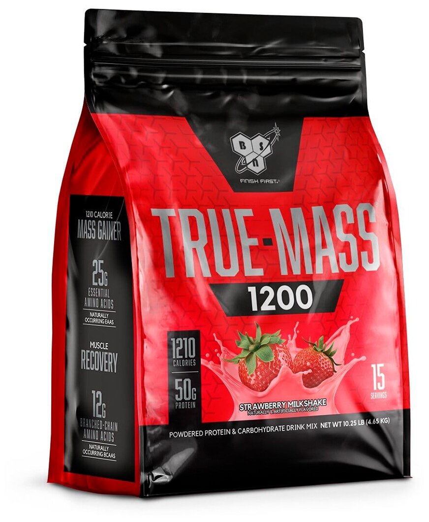  BSN True Mass 1200 Strawberry Milkshake 10,25 lb