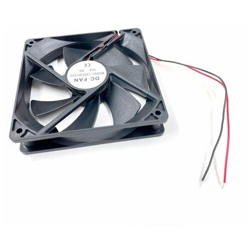 Вентилятор для холодильника 120х120х25 (12V) 12025D12HS DC FAN вентилятор холодильника indesit c00293764 110r037d043 12v 0 13a крепление 90х130мм