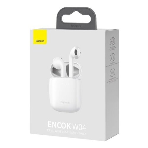 Наушники беспроводные Baseus Encok W04 NGTW030102 белые 262500₽