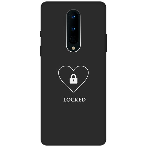 Матовый чехол Locked W для OnePlus 8 / ВанПлюс 8 с 3D эффектом черный матовый чехол basketball w для oneplus 8 ванплюс 8 с 3d эффектом черный