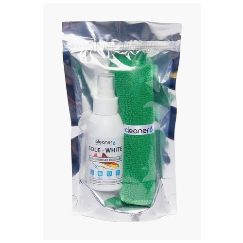 Набор для чистки белой подошвы Icleaner SOLE WHITE + фибра