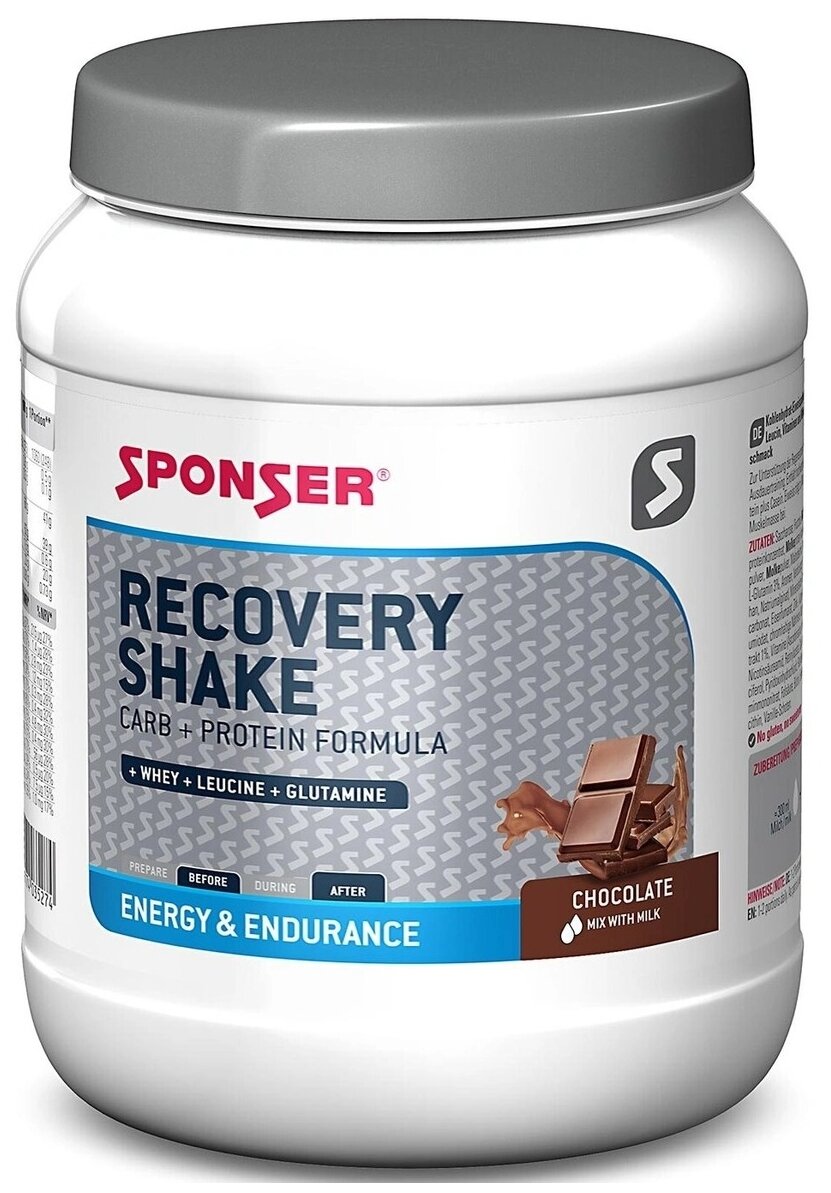 Восстановление SPONSER RECOVERY SHAKE 900 г, Шоколад