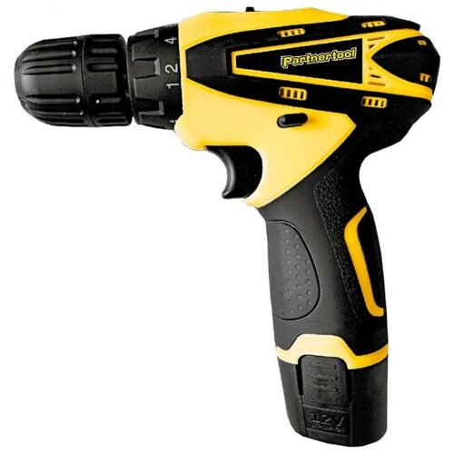 Дрель шуруповерт аккумуляторная Partnertool PCD-12SET2 28 Нм 0-3500-1400 обмин 24 предм кейс 244900₽