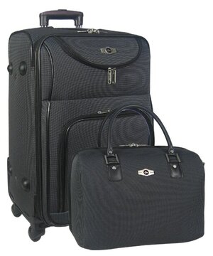 Комплект чемоданов Borgo Antico, 55 л, серый