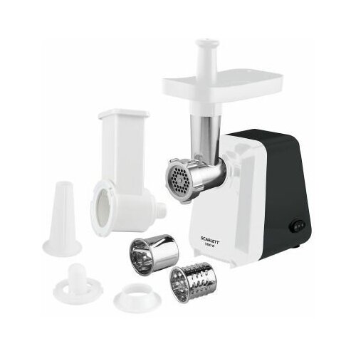 Scarlett SC-MG45M22 Мясорубка черный с белым 389000₽