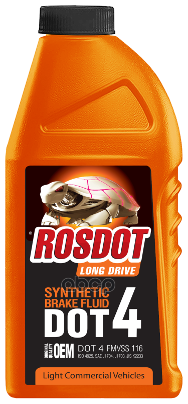 Жидкость Тормозная Rosdot Long Drive (455г) Тосол-Синтез ROSDOT арт. 430120003