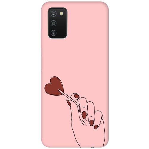 Силиконовый чехол на Samsung Galaxy A03s, Самсунг А03с Silky Touch Premium с принтом Heartbreaker розовый силиконовый чехол на samsung galaxy a03s самсунг а03с silky touch premium с принтом 2005 голубой