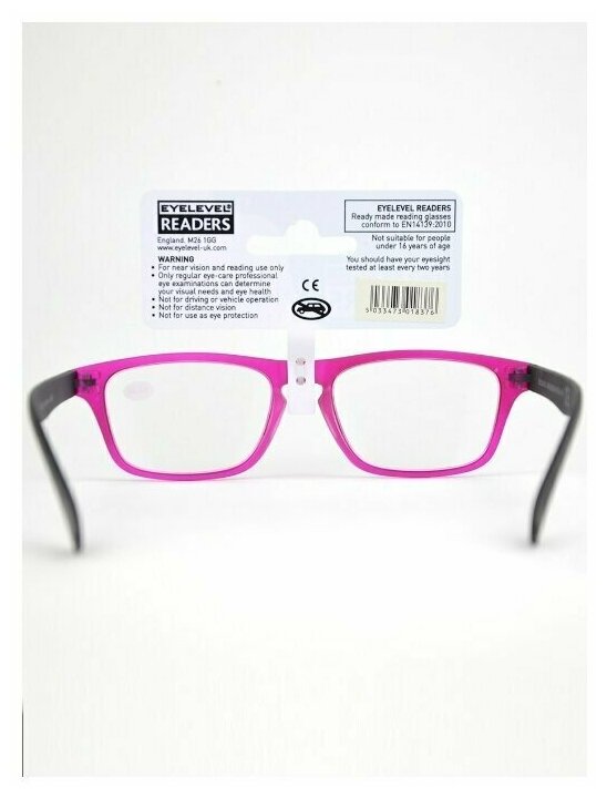 Готовые очки для чтения EYELEVEL OPERA PINK Readers +35