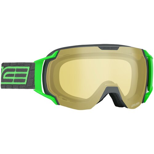 фото Очки горнолыжные salice 619daf charcoal green/yellow