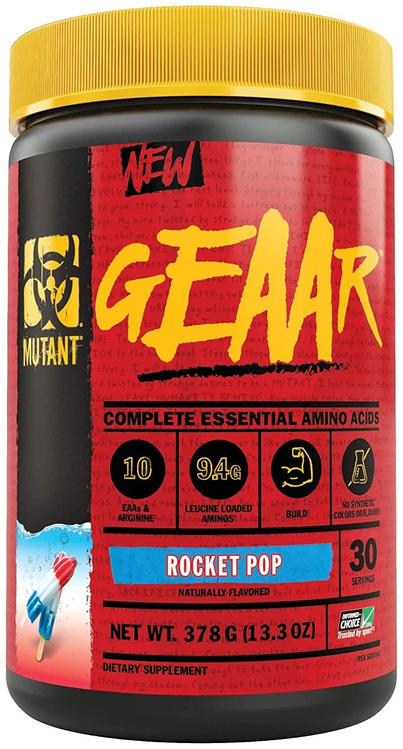 MUTANT GEAR 13,3 oz (378 ) (Rocket Pop)