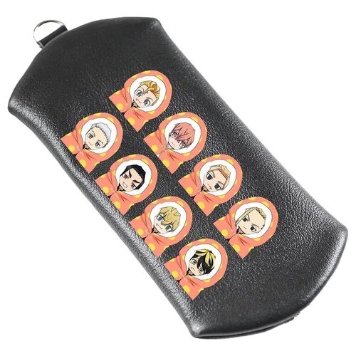 Карманная ключница Russian.Handmade из натуральной кожи с принтом аниме манга Токийские мстители №2