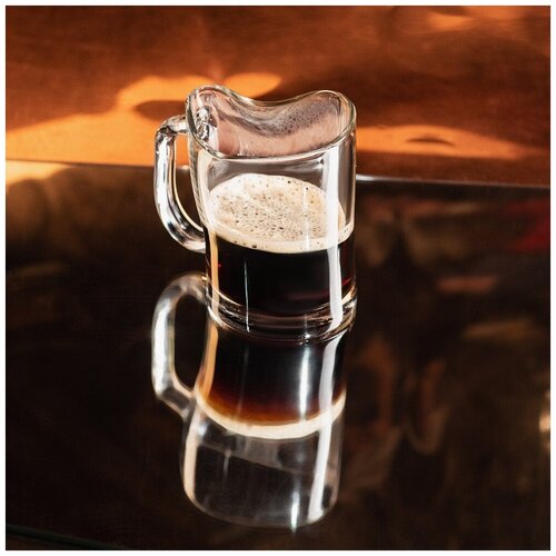 Подарочная пивная кружка без граней серии Хмельное стекло