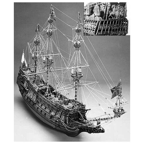 Чертеж корабля Sovereign of the seas, Amati (Италия) чертеж корабля hms prince amati италия am1016