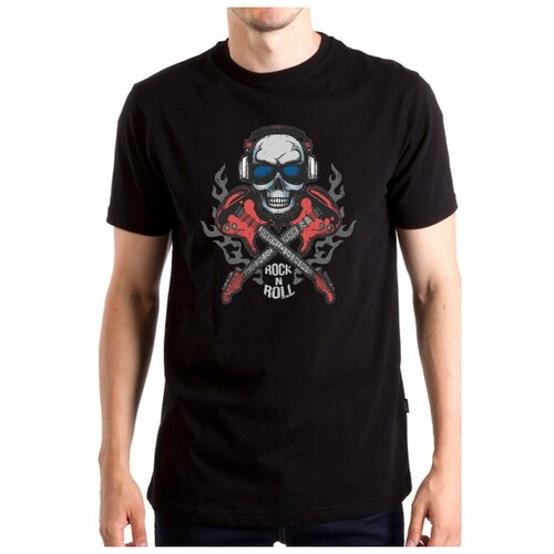 Футболка Skull Headphone Guitar