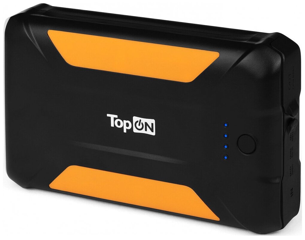 Внешний аккумулятор (Power Bank) TOPON TOP-X38, 38000мAч, черный/оранжевый [102470]