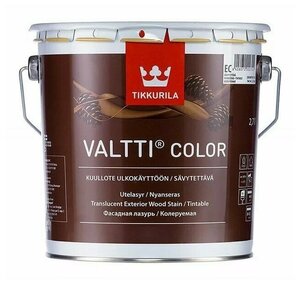 Матовая фасадная лазурь <b>Tikkurila</b> <b>Valtti</b> <b>Color</b> 2,7L Фасадная лазурь на масляной основе. Применяется 