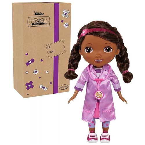 Куклы и пупсы: Кукла Доктор Плюшева 30 см в розовом халате - Doc McStuffins, Just play
