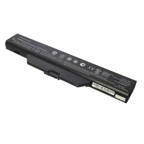 Аккумулятор (Батарея) для ноутбука HP Compaq 6720s, 6735s (HSTNN-IB51) 14.4V 5200mAh REPLACEMENT черная аккумуляторная батарея iqzip для ноутбука hp compaq 6560b hstnn lb2g 10 8v 5200mah oem черная