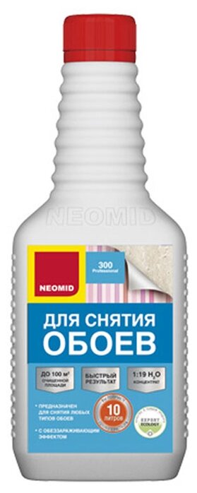 Neomid-300 Средство для снятия обоев концентрированное 1:19 0,5 л - фотография № 1