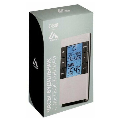 Luazon Home Метеостанция LuazON LB-01 подсветка серая 87000₽